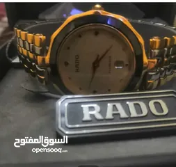  2 للبيع ساعة رادو حريمي اصلي بالعلبه بتاعتها وفاتورة الشراء من الكويت سنة 1999