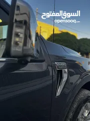  25 ford f150 platinum 2022 hybrid 3500 cc powerboost  بلاتينيوم لون كحلي و داخلية مميزة لون كاميل