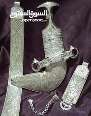  24 خنجر عماني قرن زراف هندي أصلي