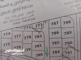  5 ارض للبيع مساحتها 1070م  قرب ش السلام ناعور ومرج الحمام واجهه عربضة مستوية مربعة  تصلح لاسكان سكن ب