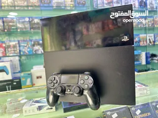  5 بلايستيشن فور فات 1000 جيجا معدل اصدار 11.00 فل العاب من اختيارك