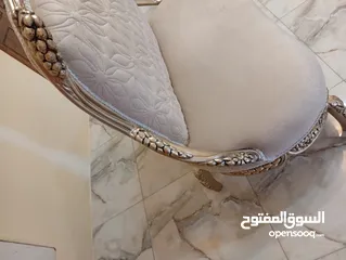  8 قطعة أثاث لوف سيت مصري ،خشب زان ،غير مستعمل،مناسب لصالات استقبال الفنادق و صالات الأفراح و المنازل