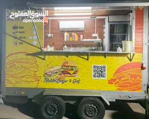  4 ڤان للبيع ( عربه طعام متنقله مجروره)
