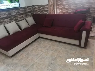  3 طقم كورنر قطعتين جديد نظام الصوفا كتخزين،، وتخت