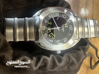  8 لاصحاب الذوق الرفيع ساعة سويسرية اصلية 100%ماركة هيرميس HERMES  استخدام بسيط جدا بسعر ممتاز