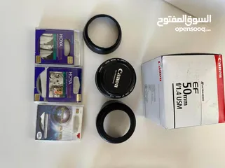  8 عدسة Canon EF 50mm f/1.4 USM