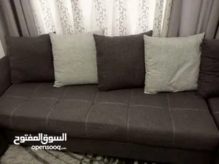 4 طقم كورنر  للبيع بحاله جيده جدا مع ركلينر ودبدوب كبير