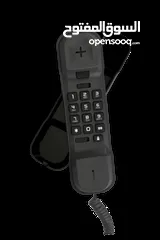  5 تلفون ارضي حائط(تعليق) الكتيل لون اسود Alcatel Wall Mountable Line Corded Landline Phone (Black)