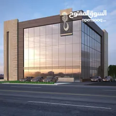  1 مكتب تجاري فاخر جدا للايجار في أفضل مواقع شارع وادي صقرة  ،يصلح لجميع الانشطة التجارية