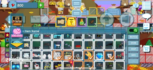  2 حساب growtopia نادر لفل 47 خواتم نادره اغارض قويه و مضمون 100