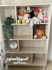  8 غرفة كاملة ايكيا مكونة من سرير طابقين و خزانة ملابس ووحدة ارفف ومكتبة بحالة الجديد استعمال خفيف جدا