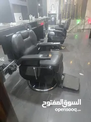  6 كراسي حلاقه استعمال خفيف للبيع