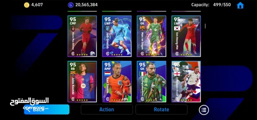  10 حساب بيس للبيع ريىتينق3130في 4600توكنزه و20مليون gp وست مدربين و500لاعب مربوط بكونامي فقط للجادين