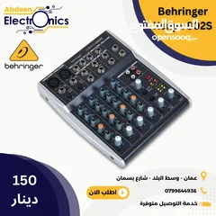  1 Behringer Q802USB Premium 8-Input Mixer with XENYX Mic Preamps