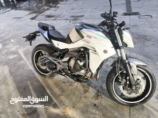  2 دراجة nk650 موديل 2019 بحال الوكالة للبيع مع رقم مميز