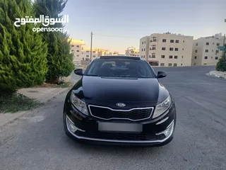  3 كيا اوبتيما 2012 K5 هايبرد وارد كوري فل كامل بانوراما  بحالة ممتازة والفحص موجود بالصور