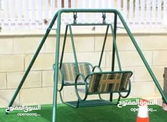  11 جميع العاب الحدائق والمتنزهات والحضانات من مراجيح وسحاسيل وكراسي بحر واطقم تارتان