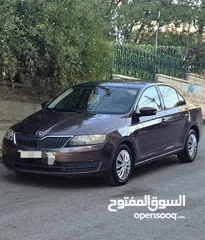  5 سكودا رابيييد 2018 بنزين اتومات سعررر فررروم