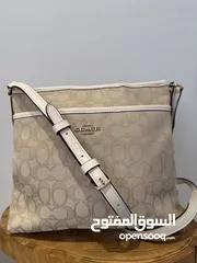  1 Coach signature canvas cross body bag