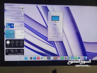  6 ماك 21.5 core i5 محدث لاخر نسخة نظام سونوما مع ويندوز 11