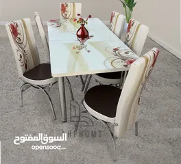  13 Extendable Dining table set with 6 chairs and 4 chairs