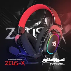  1 Redragon H510 Zeus-X RGB Wired Gaming Headset - 7.1 Surround Sound سماعة ريدراجون اصلية مكفولة