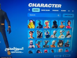  5 حساب فورتنايت نادر متكامل اساسي بكامل معلوماته ضمان مدى الحياه .