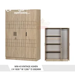  1 خزانة بثلاثة أبواب وبابين وباب واحد  3 Door , 2 Door and Single Door cupboard