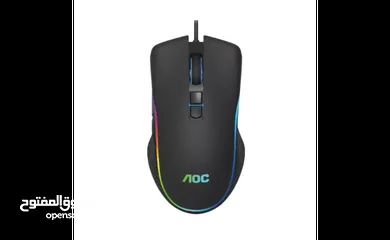  8 ماوس جيمنج mouse AOC GM100 GAMING MOUSE من اه او سي    2400 دب اي 