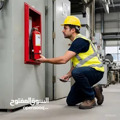  23 معدات اطفاء واجهزه انذار حريق ومعدات سلامه عامه