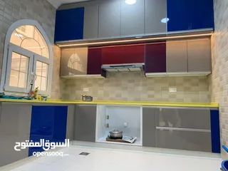  17 7 BHK new villa and big with elevator for rent located mawaleh 11