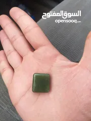  2 حجر يشم يشب أخضر يمني طبيعي natural Yemen jade