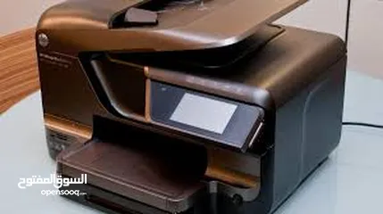  8 طابعة ملونة ممتازة مع سكانر وفل حبر ويرلس وفل مواصفات