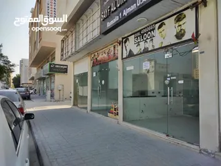  11 محل تجاري للايجار في عجمان منطقه الرميله  سعر 20000 درهم