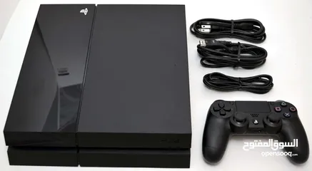  2 جهاز بلاستيشين 4 فات (PS4 FAT) مستعمل للبيع