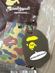  9 BAPE X INTER MIAMI SHIRT COLLAB BETWEEN THEM SPONSORING MESSI