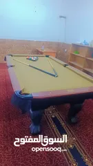  4 طاولة بلياردوا استعمال بسيط في حالة الوكالة..7.5 قدم....