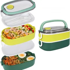  1 Lunch Box 2 contartments food container