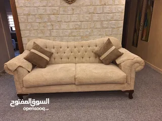  1 طقم كنب تفصيل زان للبيع بسعر مغري