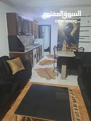  1 روف مفروش في عبدون مع ترس واسع