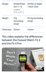  5 جديد ساعات هواوي FIT4 & FIT4 Pro الجديدة متوفرة لدى سبيد ستور