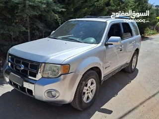  2 Ford Escape Limited 2011 Hybrid 4x4 silver