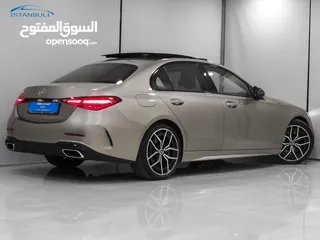  5 C200 2023 AMG وارد و كفالة الوكالة فحص كامل لون شمبين