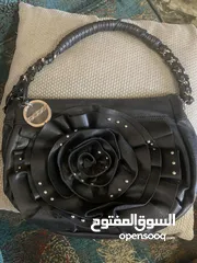 1 Original Trendy Bebe feux leather  shoulder bag - used شنطة يد / كتف عملية جلد طبيعي ماركة Bebe