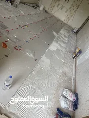  25 ياسر السور  لجميع انواع البلاط -باركي -مغاسل بورسلان- فايربليس -اسعار مناسبه للجميع مقاولات وبل متر
