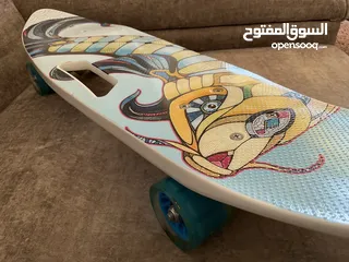  1 سكيت بورد (skateboard) لوح تزلج