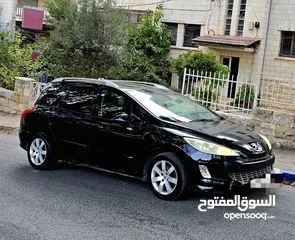  1 بيجو 308 موديل 2011 فل اضافات مع سقف بانوراما  7 ركاب