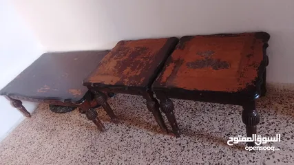  2 ثلاث طاولات لبيع