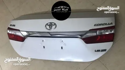  21 يتوفر جميع قطع بودي تويوتا كورولا 2000 - 2024  مستعمل / جديد