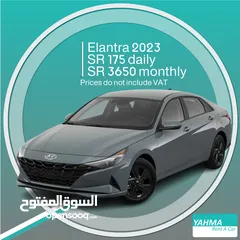  1 Hyundai Elantra 2023 for rent - Free delivery for monthly rental